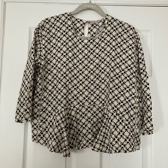 Paul & Joe Sister Cute Kitty face Blouse - MAUVE - Size 3 - Picture 2 of 7